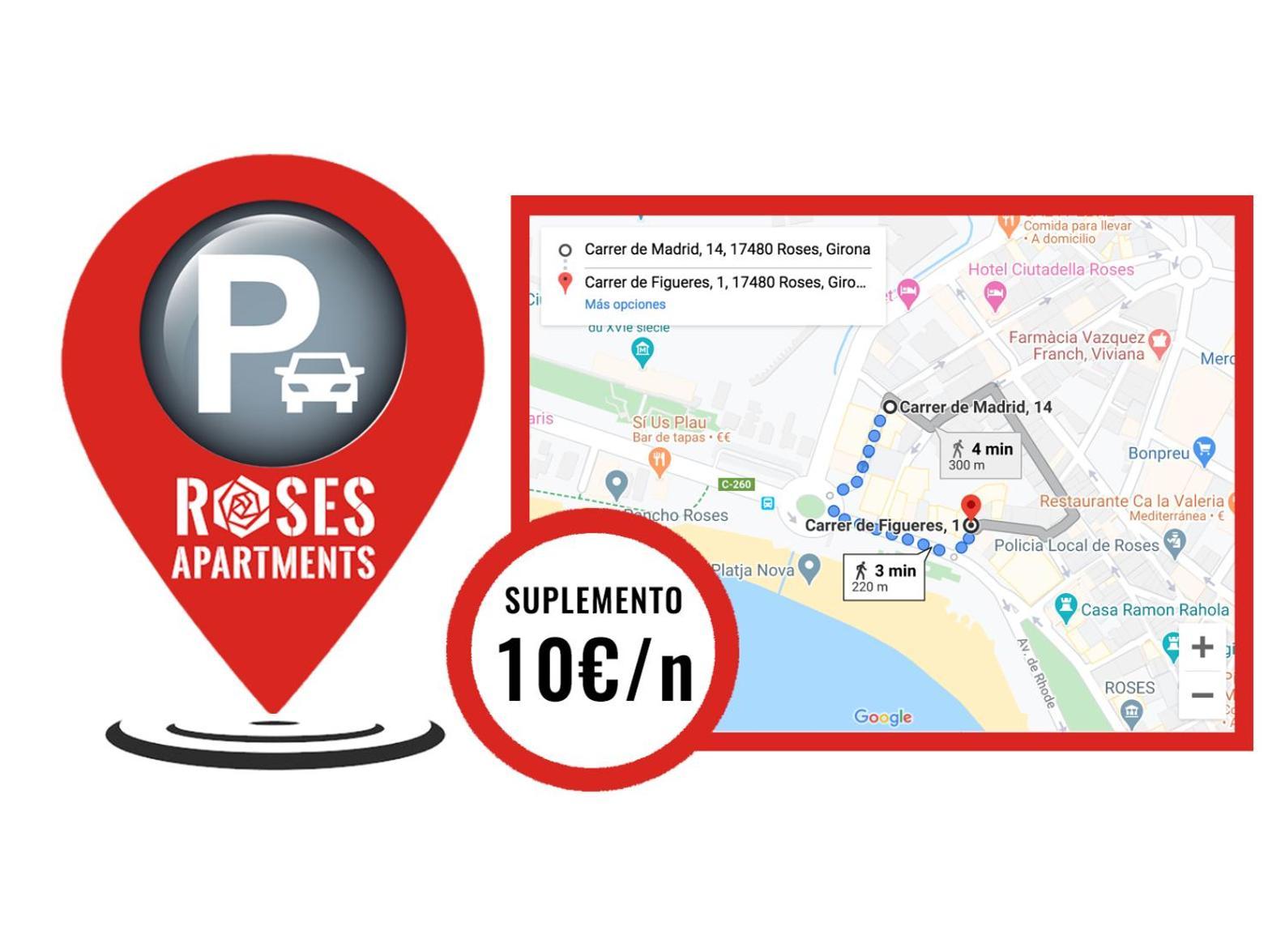 Roses Apartments Ocean 2 Habitaciones Vista Mar Lateral Zewnętrze zdjęcie
