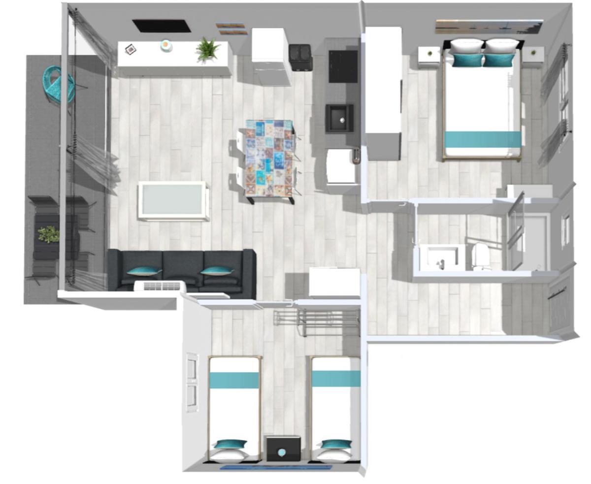 Roses Apartments Ocean 2 Habitaciones Vista Mar Lateral Zewnętrze zdjęcie